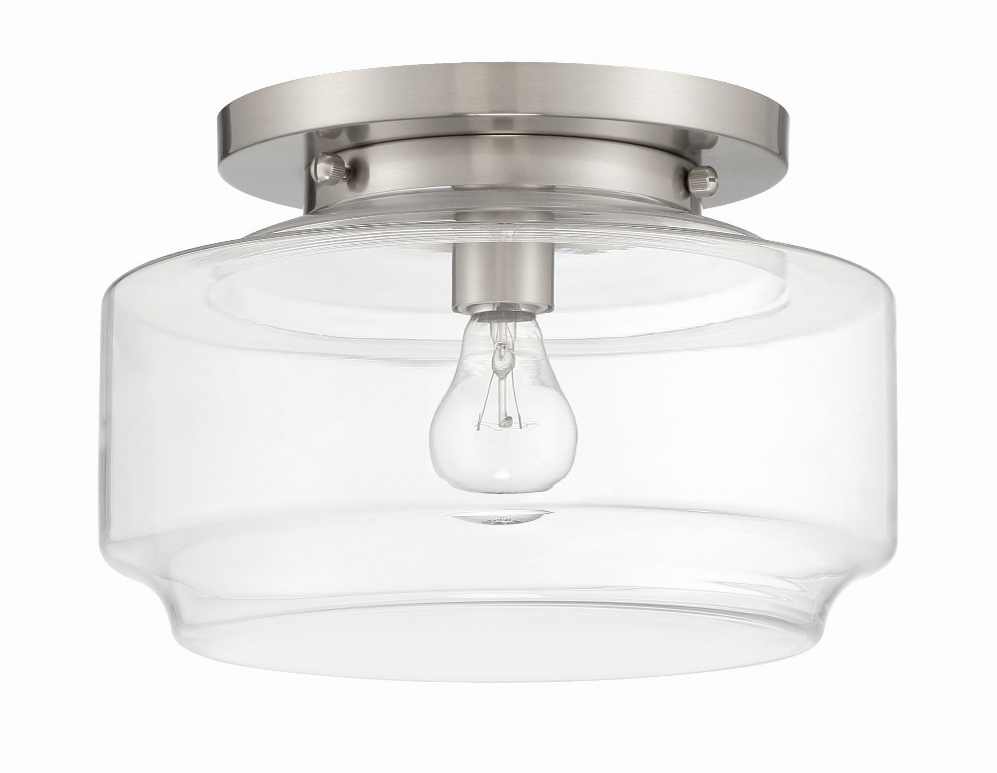 Craftmade Lighting - Peri - 1 Light Flush Mount-Brushed Polished Nickel ...