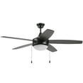 thumbnail image 1 of Craftmade  52" Phaze Energy Star 5 Blade Ceiling Fan Flat Black  - Pull Chain, 1 of 19