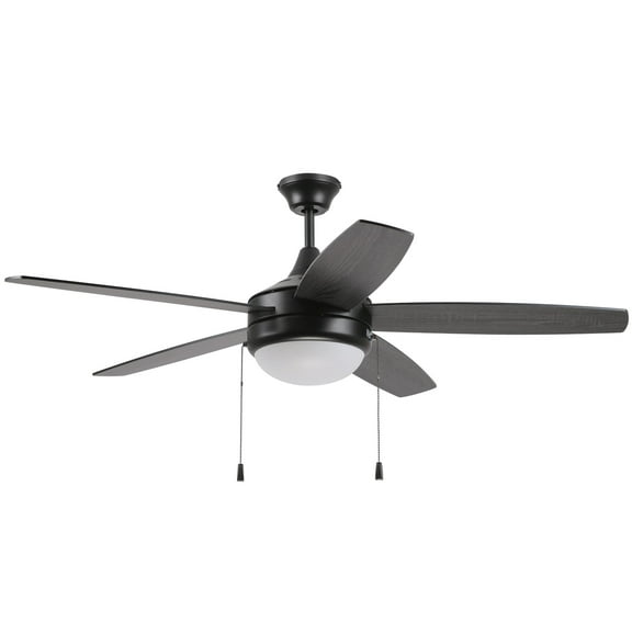 Craftmade  52" Phaze Energy Star 5 Blade Ceiling Fan Flat Black  - Pull Chain