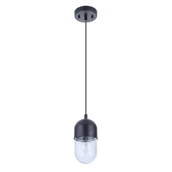 Craftmade Lighting - Pill - 1 Light Mini Pendant-Flat Black Finish