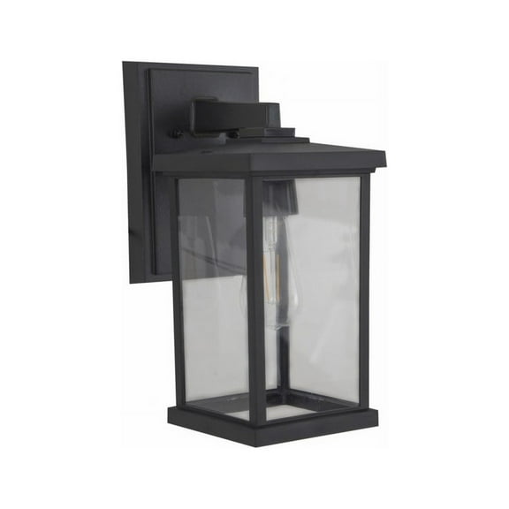 ZA2414-TB-C Craftmade Lighting Resilience - 1 Light Outdoor Wall Lantern In Traditional Style-14 Inches Tall and 6.25 Inches Wide-Textured Black