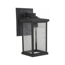 ZA2414-TB-C Craftmade Lighting Resilience - 1 Light Outdoor Wall Lantern In Traditional Style-14 Inches Tall and 6.25 Inches Wide-Textured Black