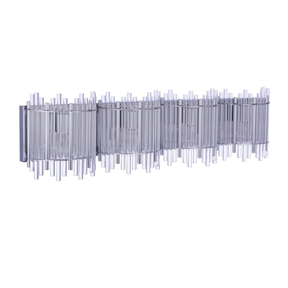 59204-CH Craftmade Lighting Reveal - 4 Light Bath Vanity-9 Inches Tall and 34.25 Inches Wide