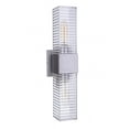 thumbnail image 1 of ZA4500-SA Craftmade Lighting Ridge - 2 Light Outdoor Wall Lantern In Contemporary Style-18 Inches Tall and 4.5 Inche Wide-Satin Aluminum Finish, 1 of 8