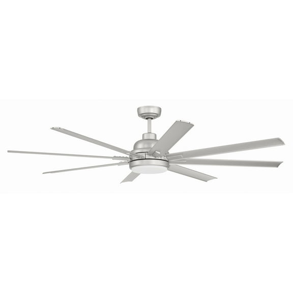 Craftmade Lighting - Rush - 8 Blade Ceiling Fan with Light Kit-15.04 Inches Tall