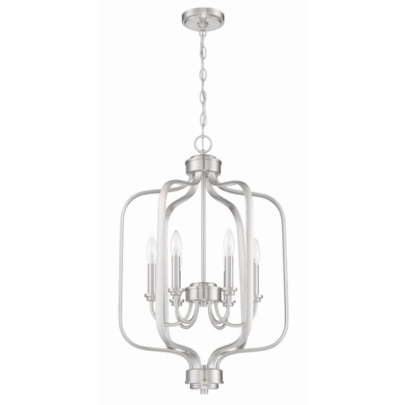 50536-BNK Craftmade Lighting Bolden - Six Light Foyer in Transitional Style - 18 inches wide by 29 inches high-Brushed Polished Nickel Finish