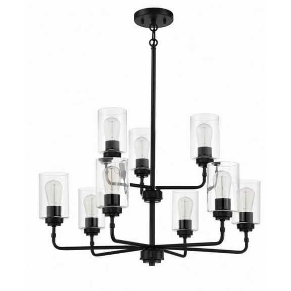 Craftmade Lighting - Stowe - 9 Light Chandelier In Transitional Style-19.75