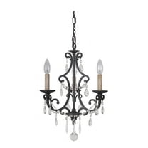 38923-MBK Craftmade Lighting Bentley - Three Light Chandelier     -Traditional Installation