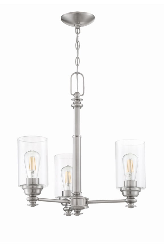 49823-BNK-C Craftmade Lighting Dardyn - Three Light Chandelier - 20.5 inches wide by 21.5 inches high     -Traditional Installation
