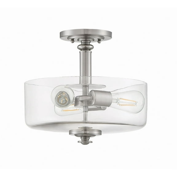 Craftmade Lighting - Three Light Convertible Semi Flush/Pendant - Indoor Ceiling