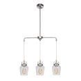 thumbnail image 1 of 53593-BNK Craftmade Lighting Trystan - Three Light Pendant in Transitional Style - 5.5 inches wide by 30 inches high-Brushed Polished Nickel Finish, 1 of 1