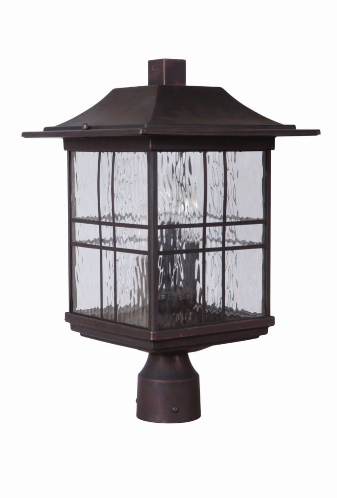 Craftmade Lighting - Three Light Post Mount - Outdoor Lighting - Dorset - Three