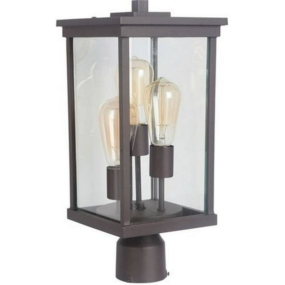 Craftmade Lighting - Three Light Post Mount - Outdoor Lighting - Riviera III -
