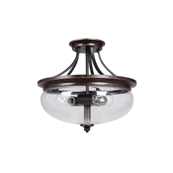 Craftmade Lighting - Three Light Semi Flush - Ceiling Lighting - Stafford -