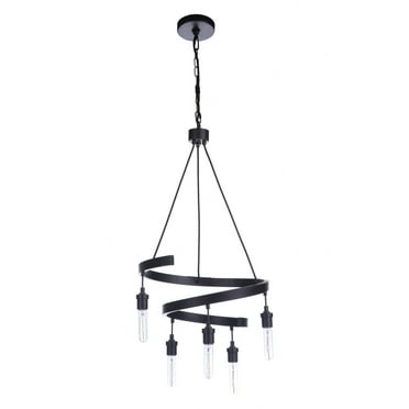 55425-FB-Craftmade Lighting-Tranquil - 5 Light Chandelier In Contemporary Style-33.5 Inches Tall and 16.5 Inche Wide     -Traditional Installation