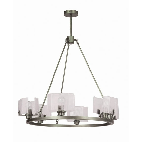 Craftmade Lighting - Trouvaille - Six Light Chandelier-Polished Nickel Finish