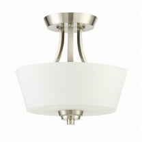 Craftmade Lighting - Two Light Convertible Semi Flush - Ceiling Lighting - Grace