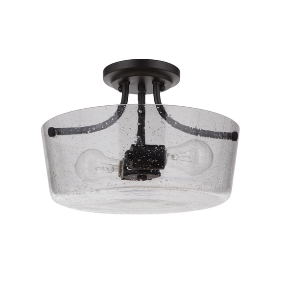 Craftmade Lighting - Two Light Semi Flush Mount - Ceiling Lighting - Tyler - Two
