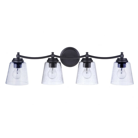Craftmade Lighting - Tyler - 4 Light Bath Vanity-Flat Black Finish