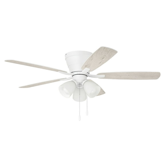 Craftmade Lighting - Wheeler - 5 Blade Flush Mount Ceiling Fan with Light