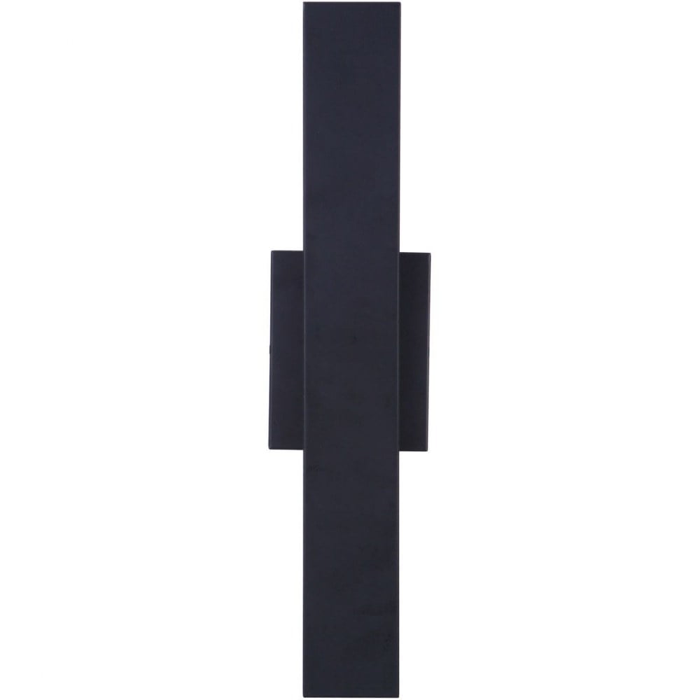 Brushed Aluminum Modern LED Wall Sconce with Clear Shade
