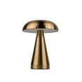 thumbnail image 1 of Craftmade - Marta 8.25 in. Brass Finish 1-Light Integrated LED, 2700/4500/6000K CCT 3-Way Touch Rechargeable Table Lamp with Shade, 1 of 4