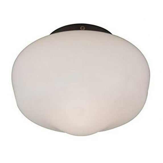 Craftmade Olk3-Led 1 Light 9" Wide Outdoor Schoolhouse Glass Light Kit - Black