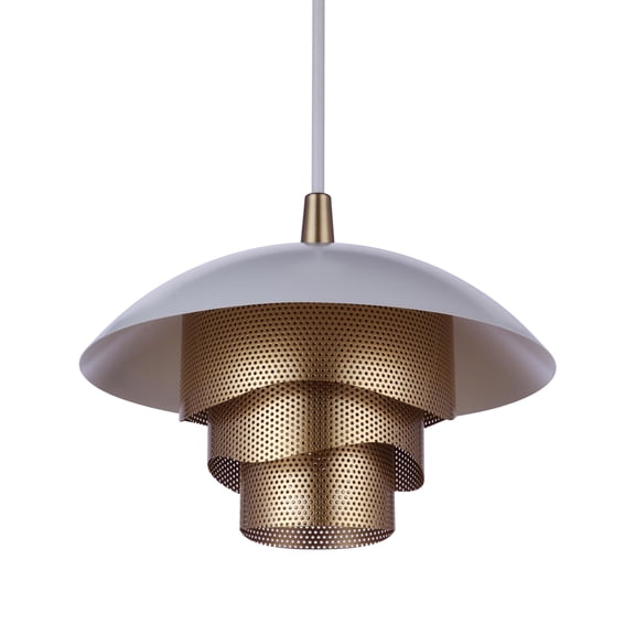 Craftmade P1010MWWMG-LED Sculptural Statement Pendants 19" Wide Led Pendant - Matte White