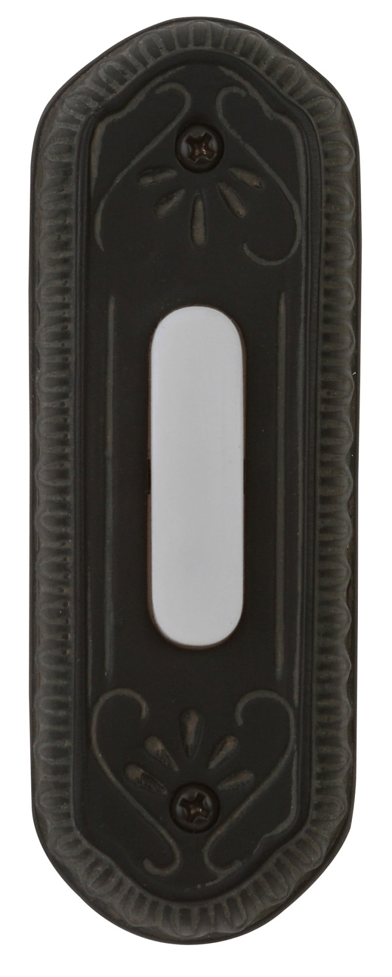 Weathered Black Lighted Surface Mount Doorbell Button
