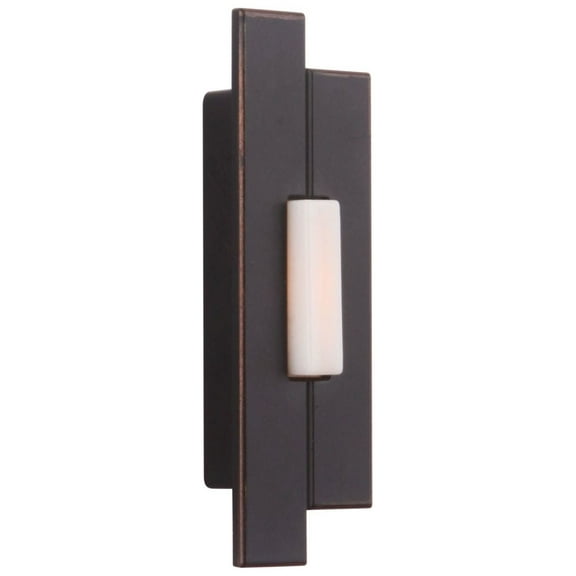 Craftmade Pb5000 4" Tall Lighted Pushbutton Doorbell - Bronze