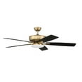 thumbnail image 1 of P112SB5-52BWNFB-Craftmade Lighting-Pro Plus 112 Series - 52 Inch 5 Blade Ceiling Fan with Low Profile Light Kit, 1 of 5