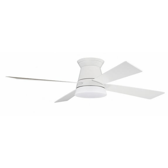 Craftmade REV52W4 Revello 52" 4 Blade Led Indoor Ceiling Fan - White