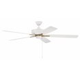 thumbnail image 1 of Craftmade S605-60Wwok Super Pro 60" 5 Blade Indoor Ceiling Fan - White, 1 of 5