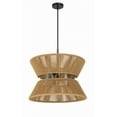 thumbnail image 1 of 58596-FBWAL Craftmade Lighting Serena - 6 Light Pendant-21.5 Inches Tall and 24.13 Inches Wide-Flat Black/Walnut Finish, 1 of 11