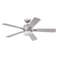 thumbnail image 1 of Craftmade Ste525 Stellar 52" 5 Blade Indoor Ceiling Fan  - Nickel, 1 of 2