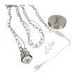 thumbnail image 1 of Craftmade Swag 1-Light Medium Base Nickel Pendant Light with Not Included Glass Shade, 1 of 1