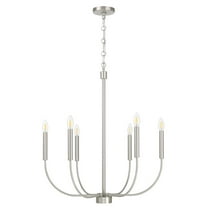 Craftmade - Traci 6 Light 31.25 in. Brushed Polished Nickel Finish Chandelier