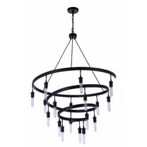 Craftmade  Tranquil Chandelier - Flat Black 18