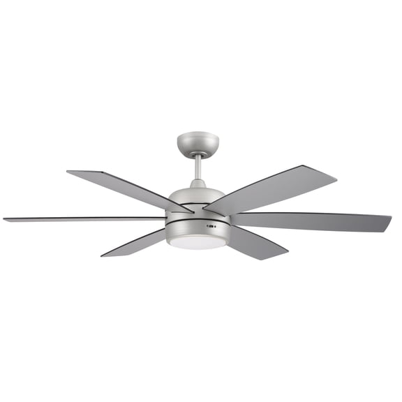 Open Box Craftmade Trv526 Trevor 52" 6 Blade Smart Led Ceiling Fan - Painted Nickel