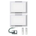 thumbnail image 1 of Craftmade White Builder 2 Chimes Kit with 2 Lighted Push Buttons, 1 of 2