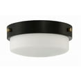 thumbnail image 1 of X3212-FB Craftmade Lighting Oak Street - 2 Light Flush Mount-Flat Black Finish, 1 of 4