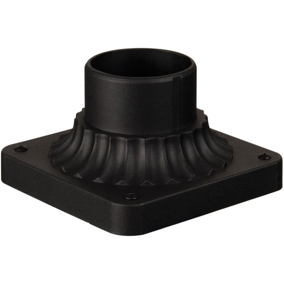 Craftmade Z200 5.88" Wide Square Post / Pier Mount - Black