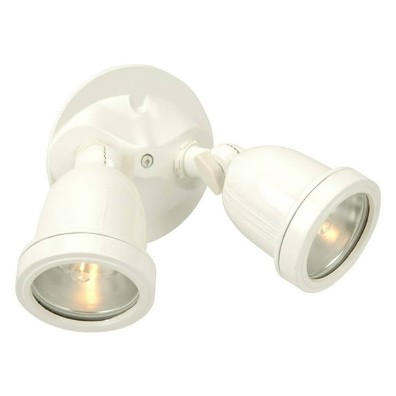 Craftmade Z412-4 Flood 2 Light Outdoor Flood Light - White