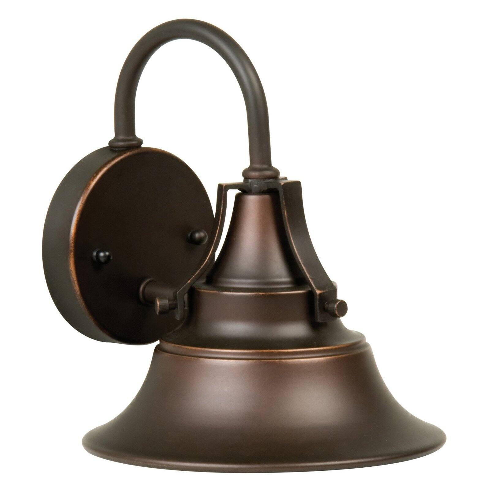 Large Midnight Bronze Direct Wired Wall Sconce