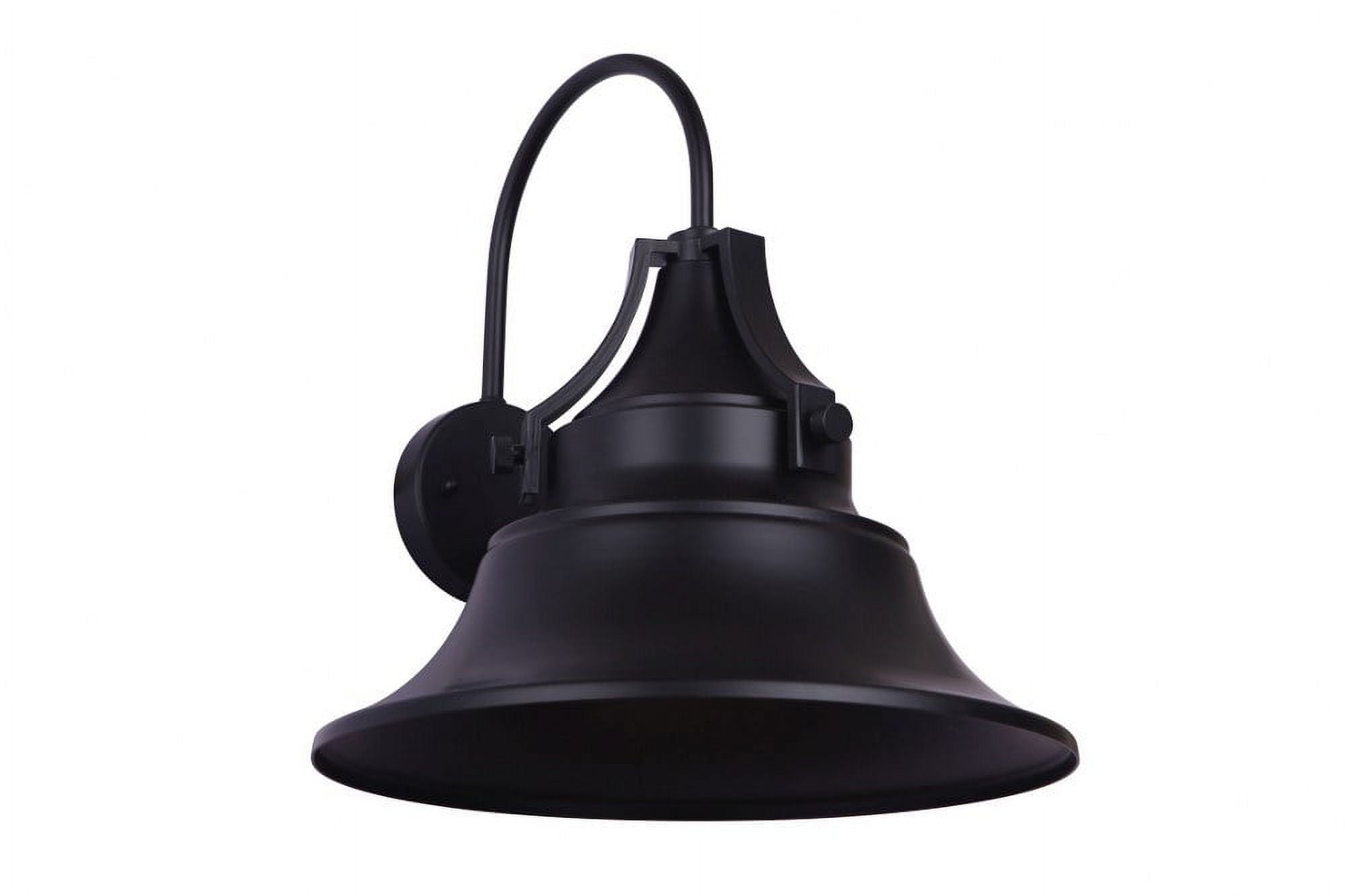 Midnight Black Bronze 16.25" Industrial Wall Sconce