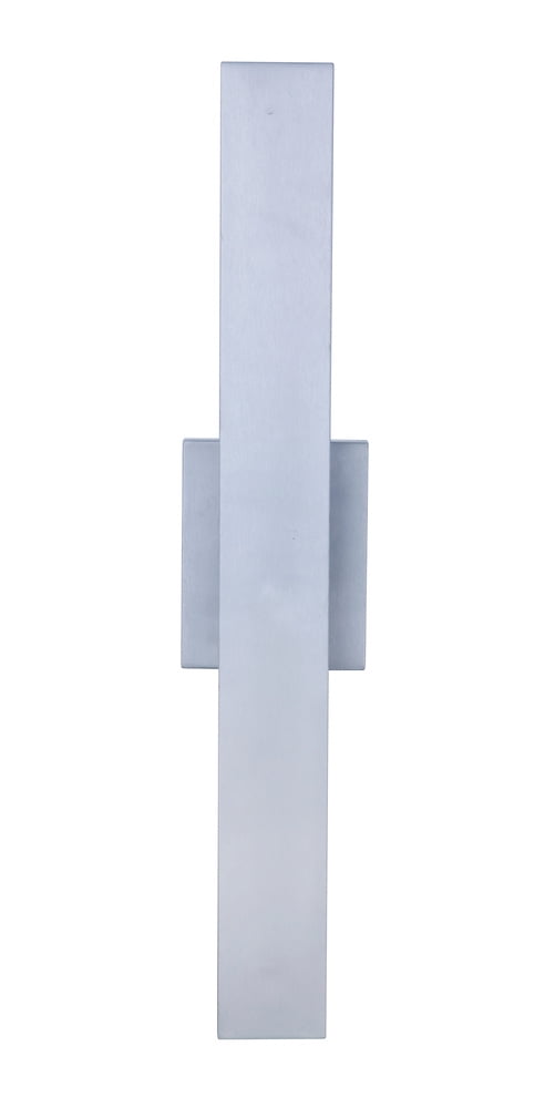 Brushed Aluminum Modern Dimmable LED Wall Sconce