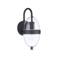 ZA3504-MN Craftmade Lighting Sivo - 1 Light Outdoor Wall Lantern-11.75 Inch Tall and 5 Inch Wide-Midnight Finish