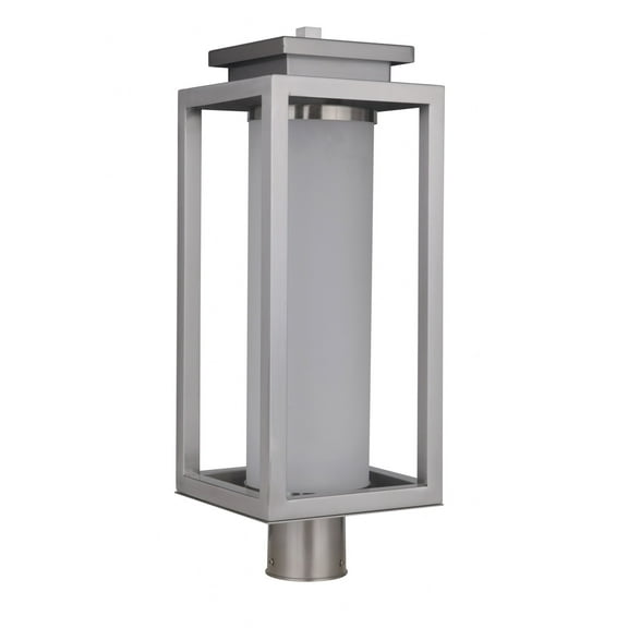 ZA1325-SS-LED Craftmade Lighting Vailridge - 10W 1 LED Outdoor Large Post Lantern in Transitional Style - 9 inches wide by 19.75 inches high