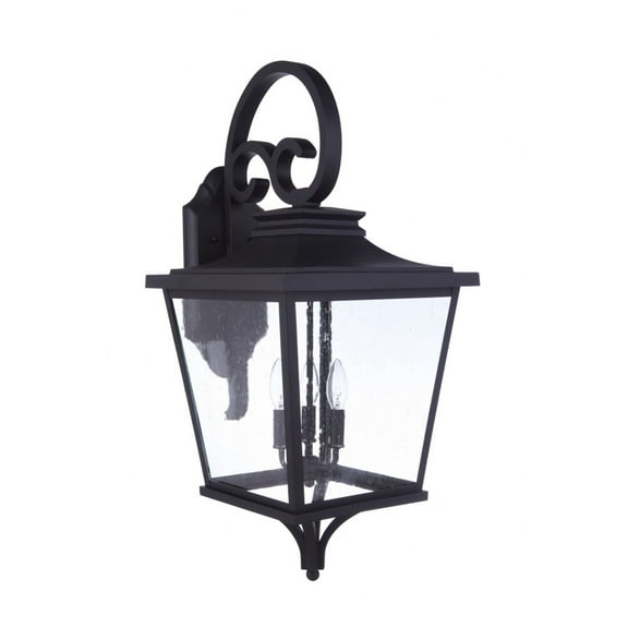 Craftmade Za2934 Tillman 3 Light 31" Tall Outdoor Wall Sconce - Black
