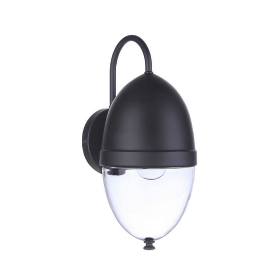 ZA3524-MN-Craftmade Lighting-Sivo - 1 Light Outdoor Wall Lantern-15 Inch Tall and 6.75 Inch Wide-Midnight Finish